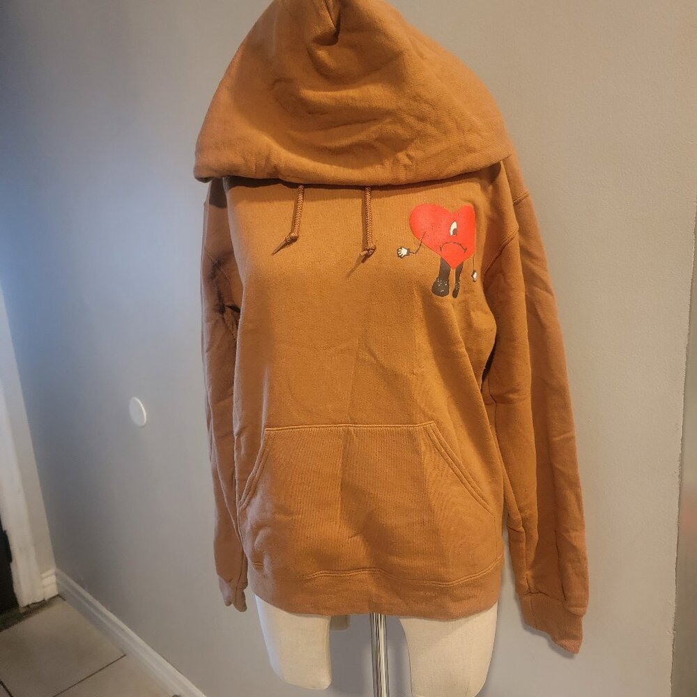Unisex Bad bunny hoodie size small used